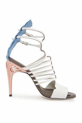 [WS6279] Fendi | High heel sandals Anti Slip Traction Anti microbial coating