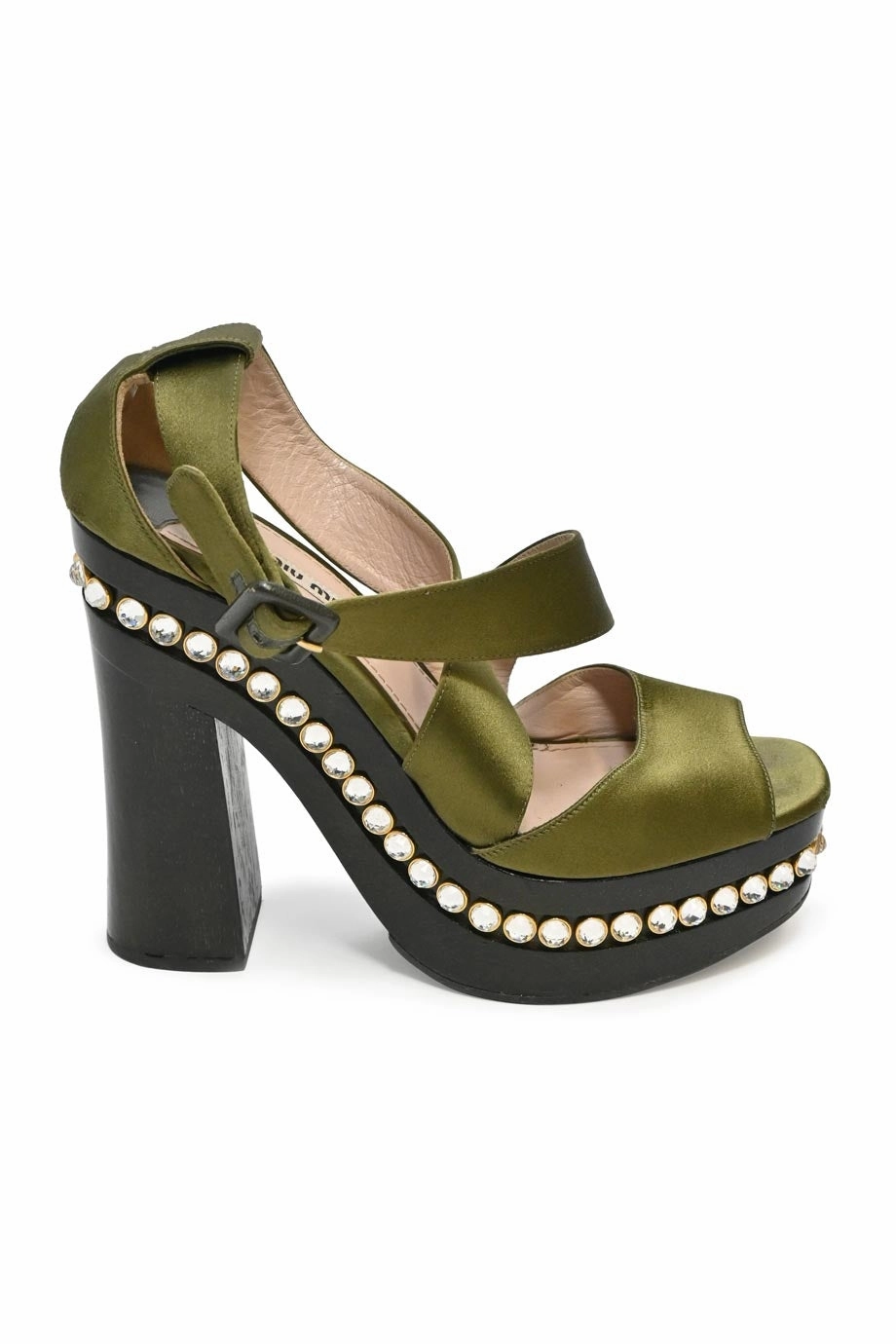 [WS6522] Miu Miu | High heel sandals suede upper Soft Material