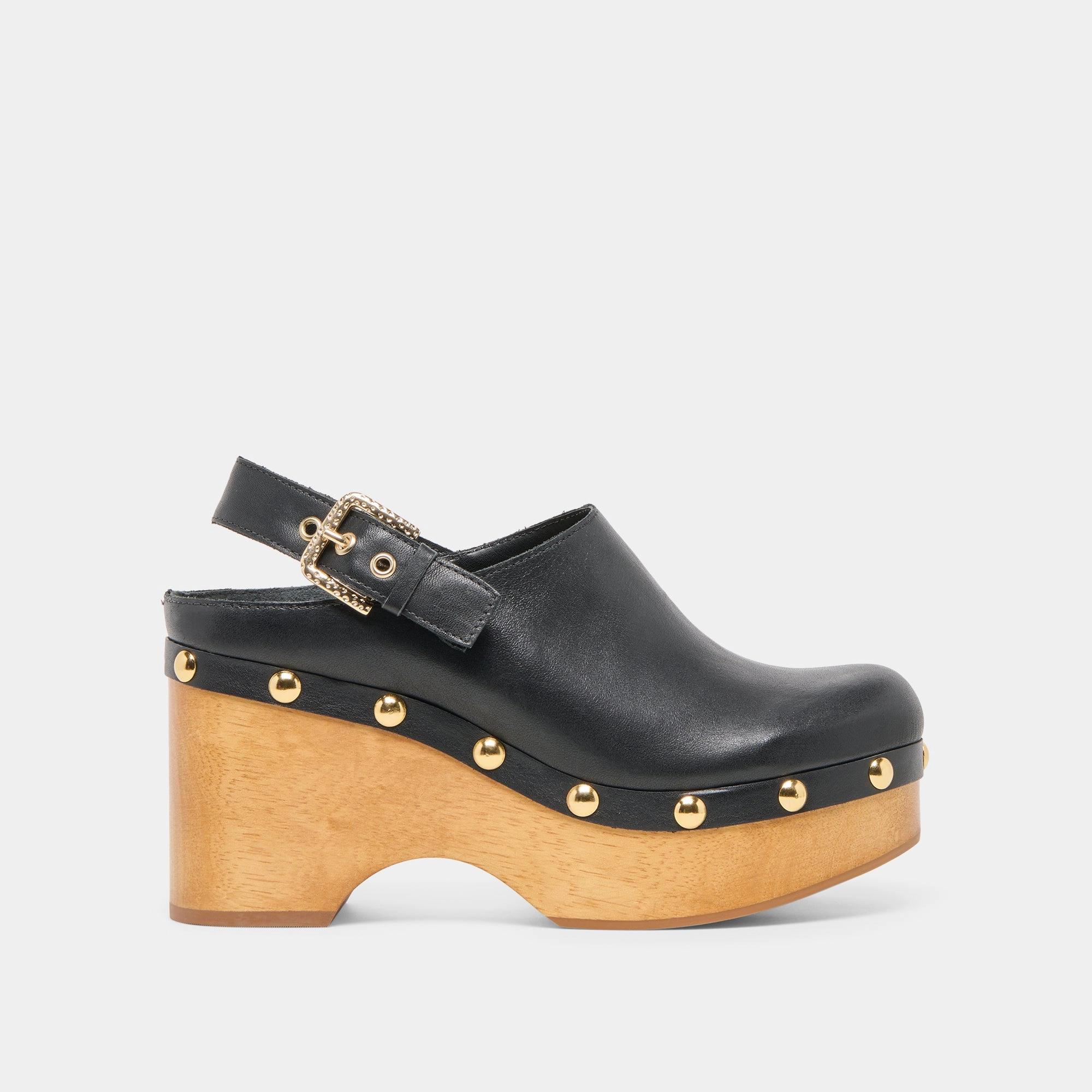All Weather Performance spring styles ADELAN CLOGS BLACK LEATHER