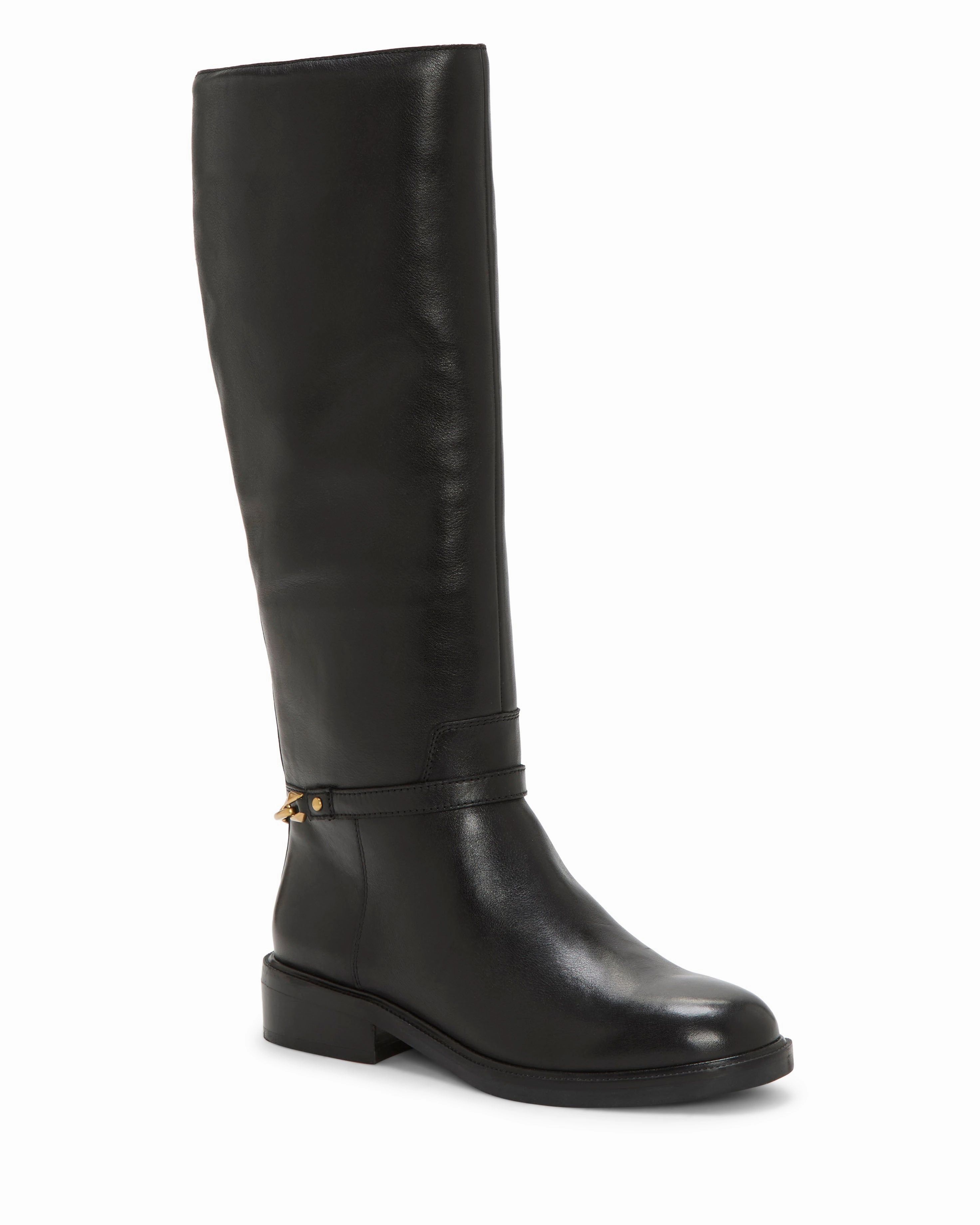 Low Profile Collar Adria Narrow Calf Knee High Boot