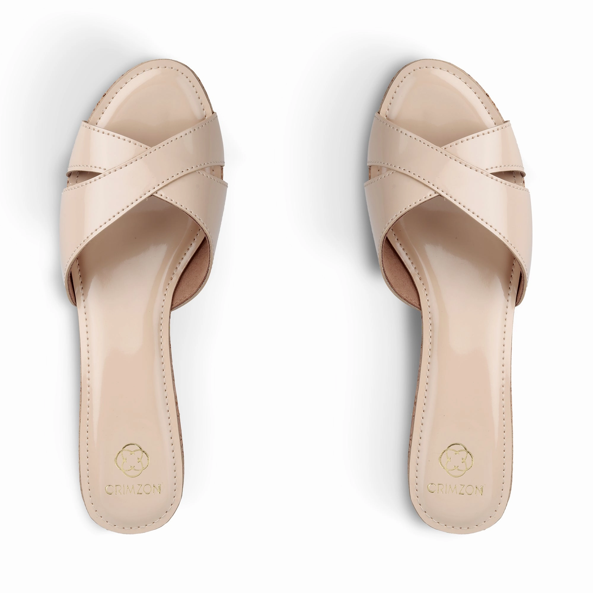 AIYANA- NUDE WEDGES Trendy Beach Footwear Elegant Summer Footwear