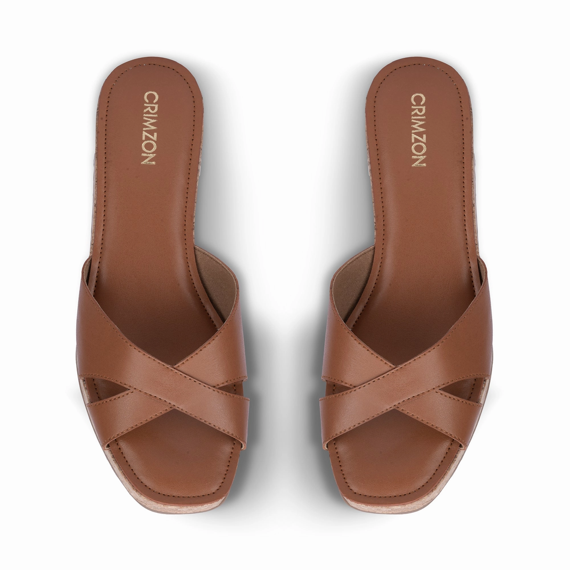 Flexible Sandals Long Step AIYANA- TAN PLATFORMS