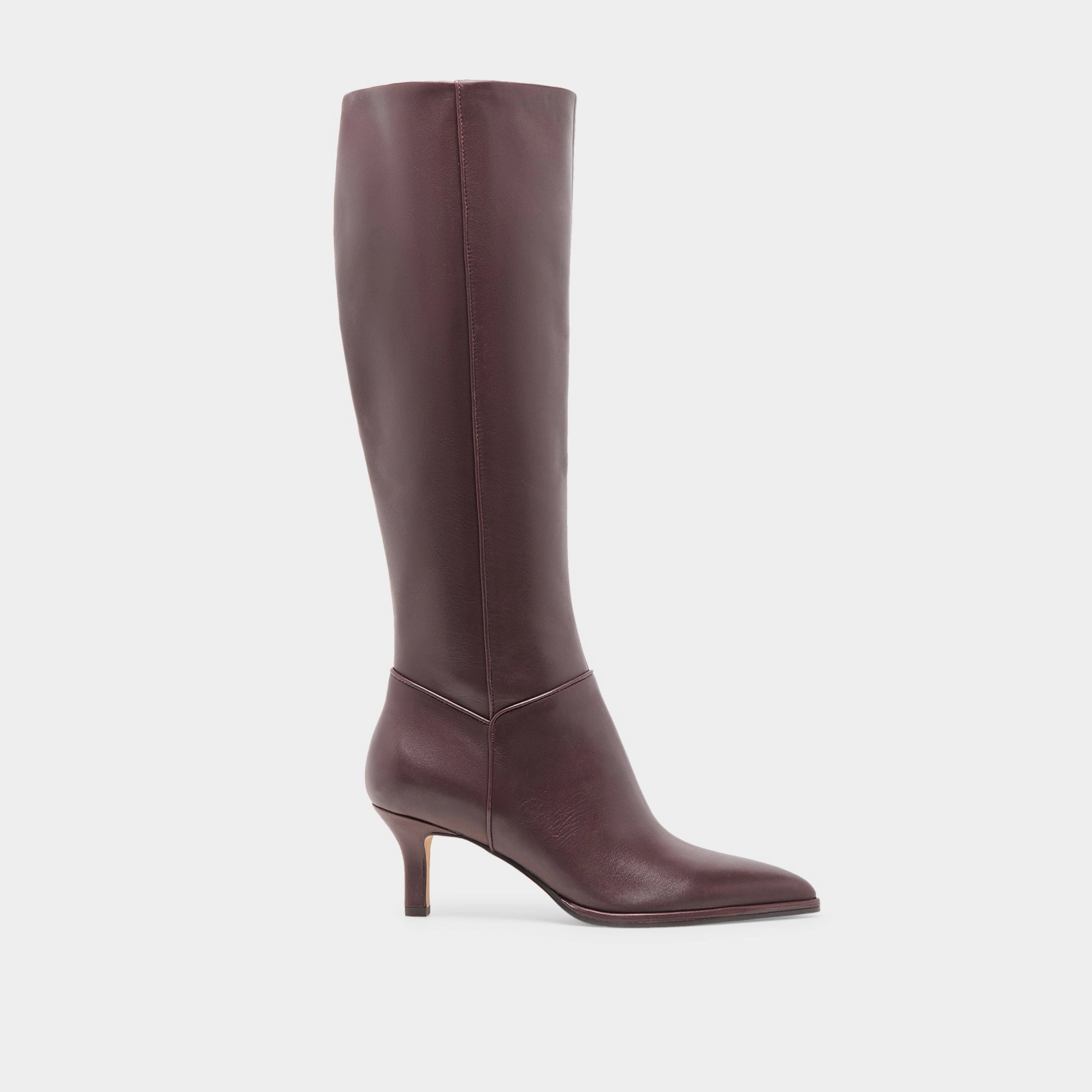 Superior Look ALDY WIDE CALF BOOTS MULBERRY LEATHER