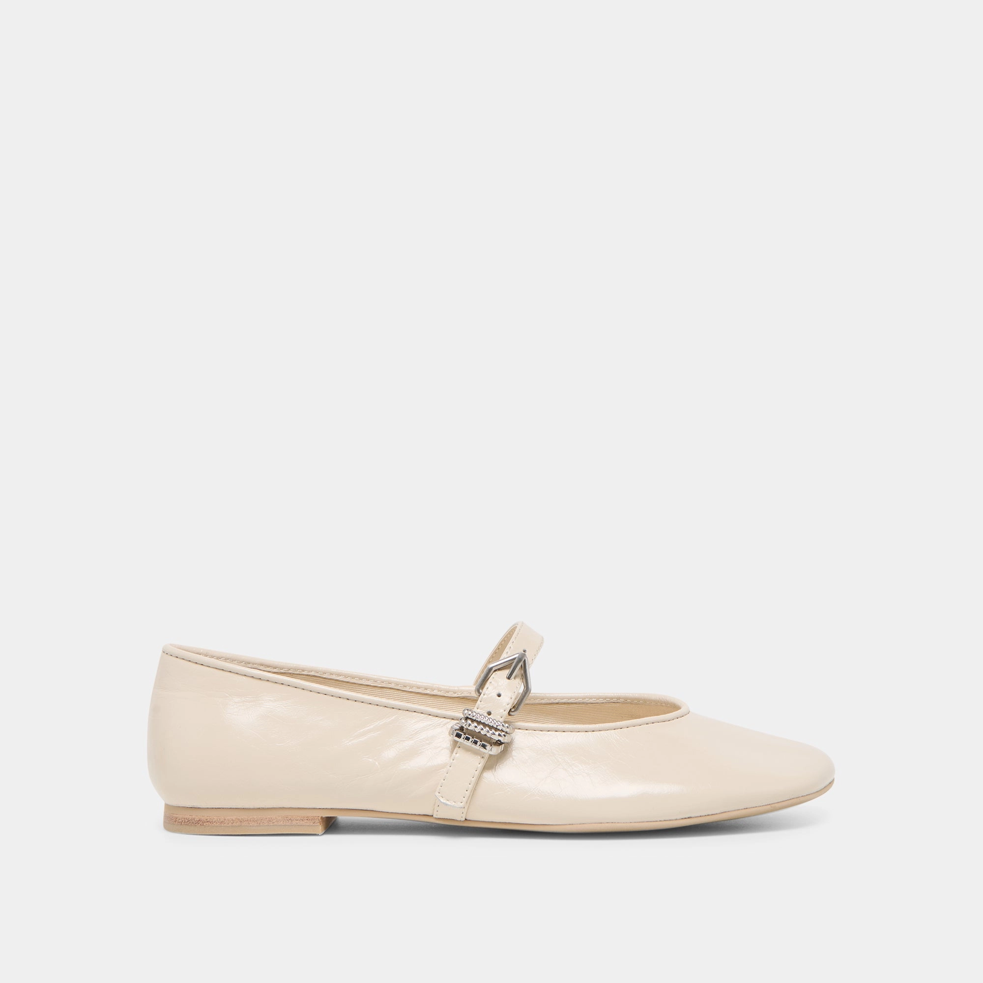 Youth ALIZZA BALLET FLATS CREME CRINKLE PATENT