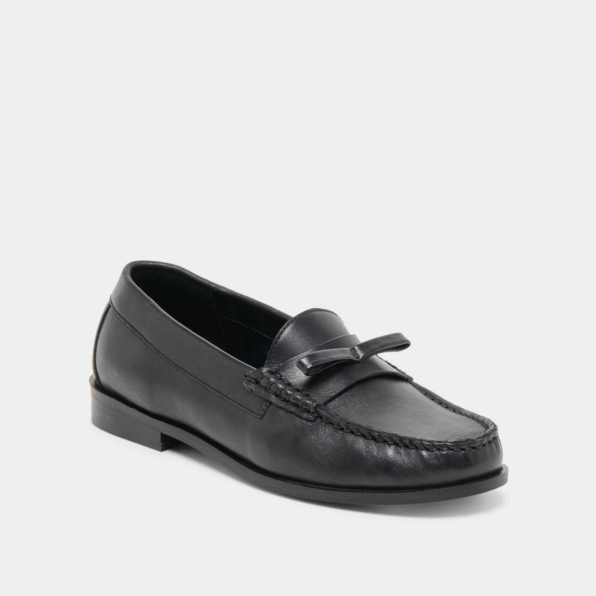 BARNEY LOAFERS BLACK LEATHER Airflow Vent System Designer Look