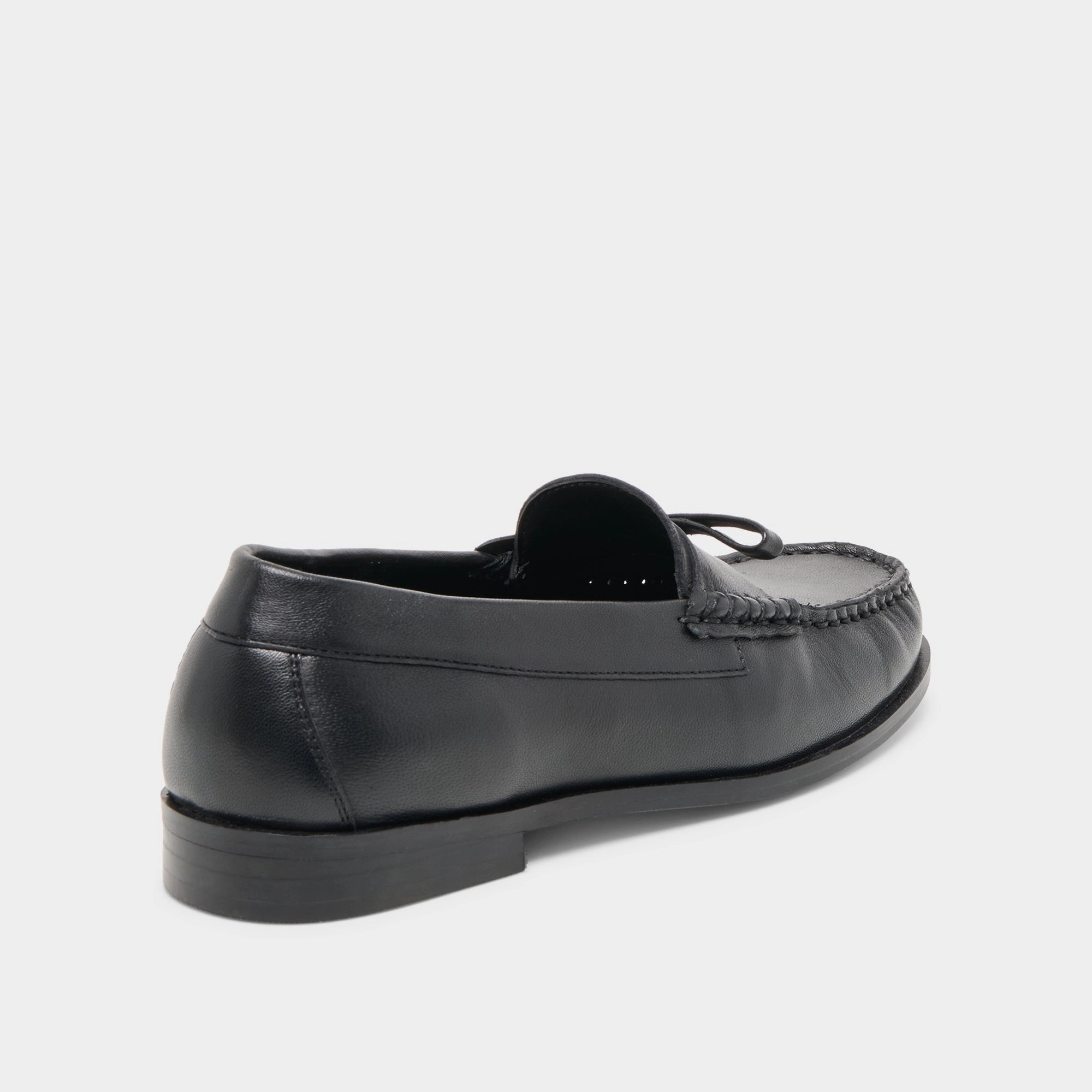 Street cushioning BARNEY LOAFERS BLACK LEATHER