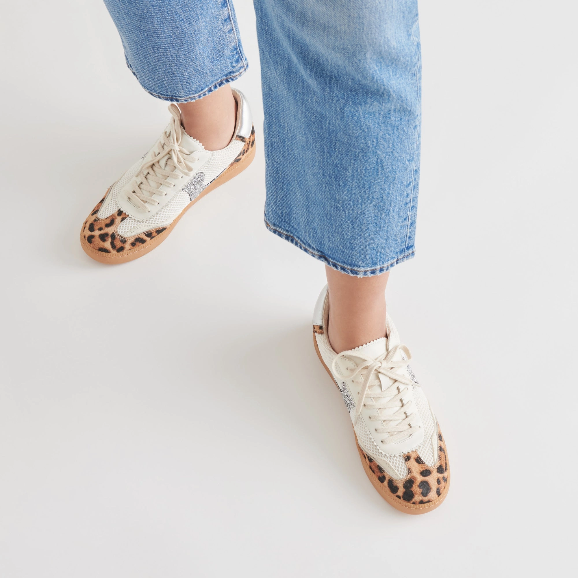 NOTICE SNEAKERS LEOPARD MULTI CALF HAIR foot safety