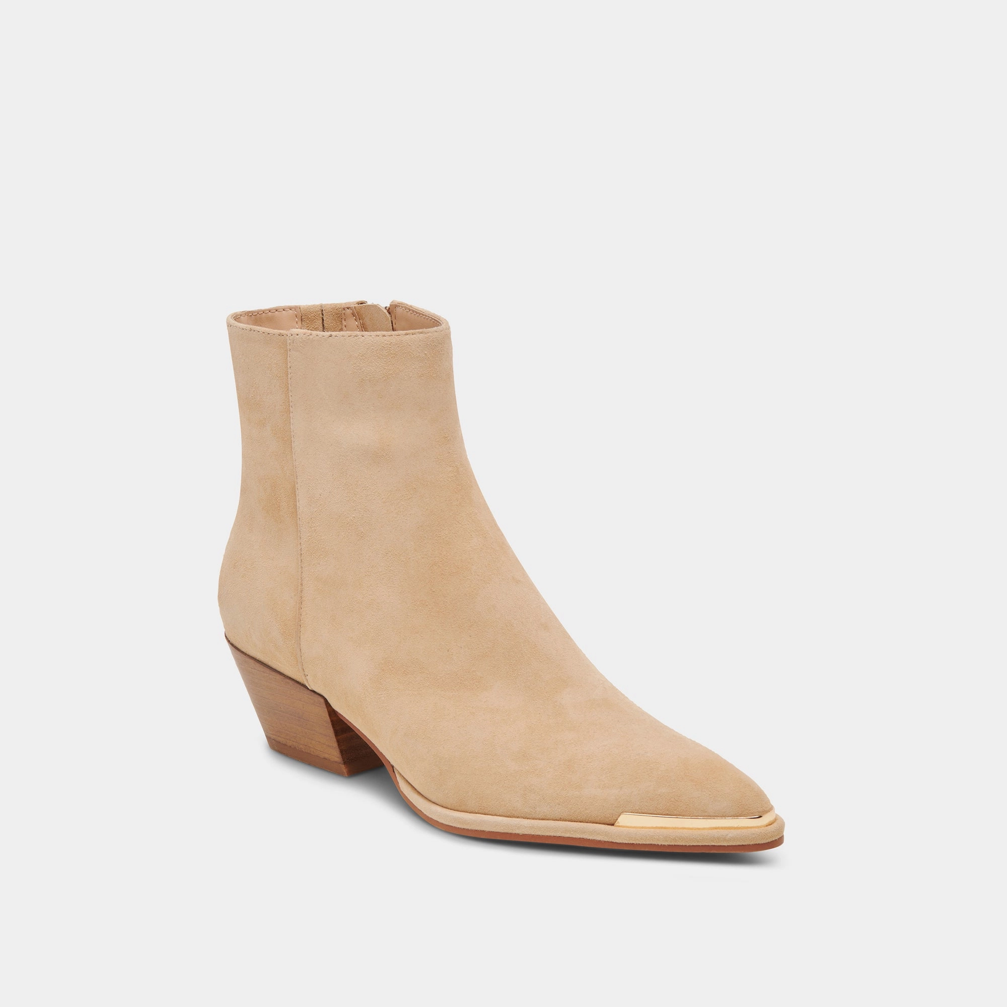 NONAH BOOTIES TAN SUEDE Arch Reinforcement Adaptive piece