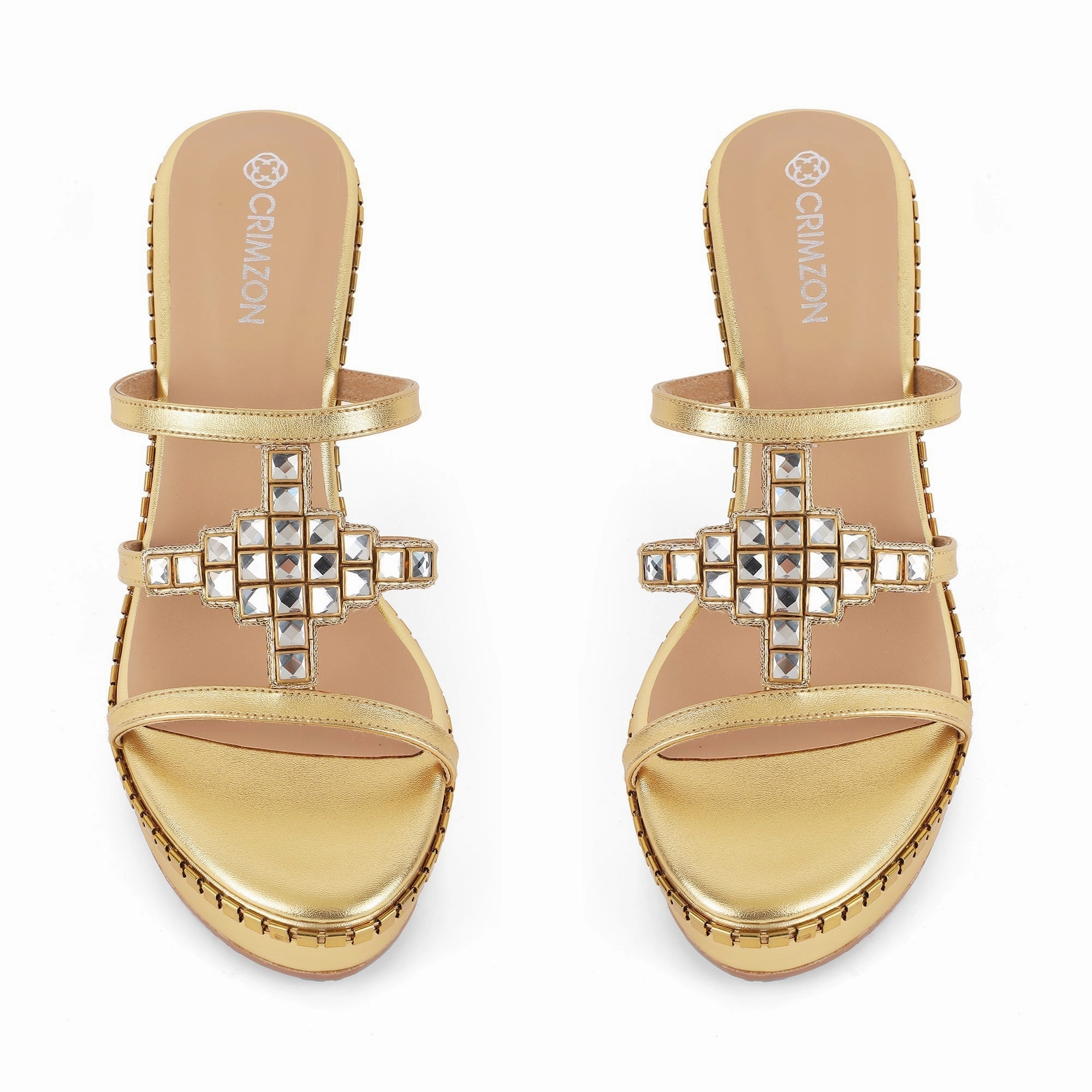 AMANI- GOLD WEDGES All-Day Sandals