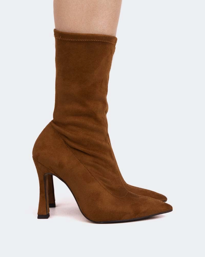 ??ze Tan Suede Stretch Fashionable Design Comfort Lining Rough Terrain