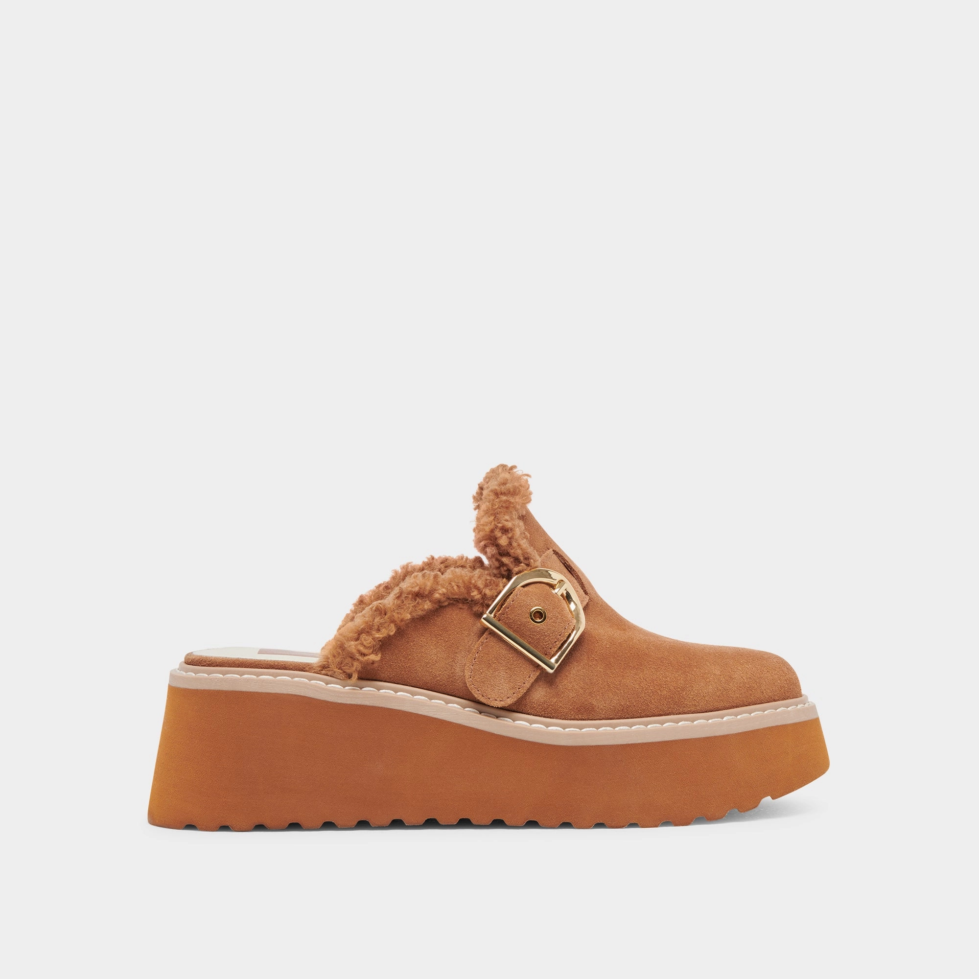 Eco Friendly Cushioning Chic Fit LELANI PLUSH FLATS PECAN SUEDE