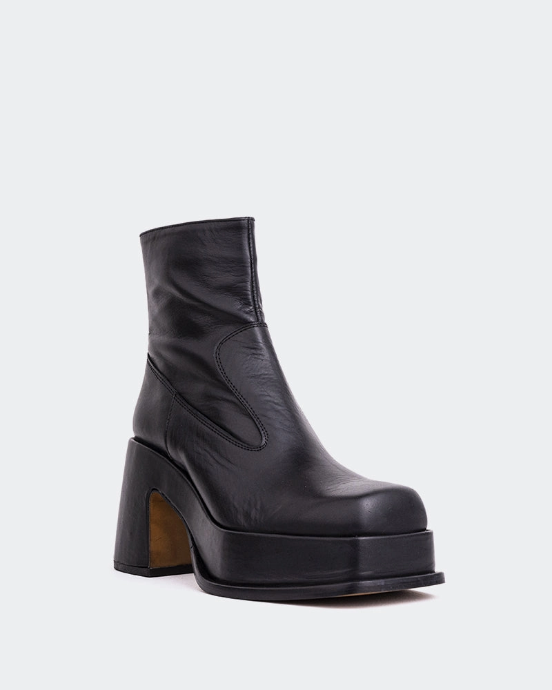 Lepic Black Leather Breathable Morning Walk