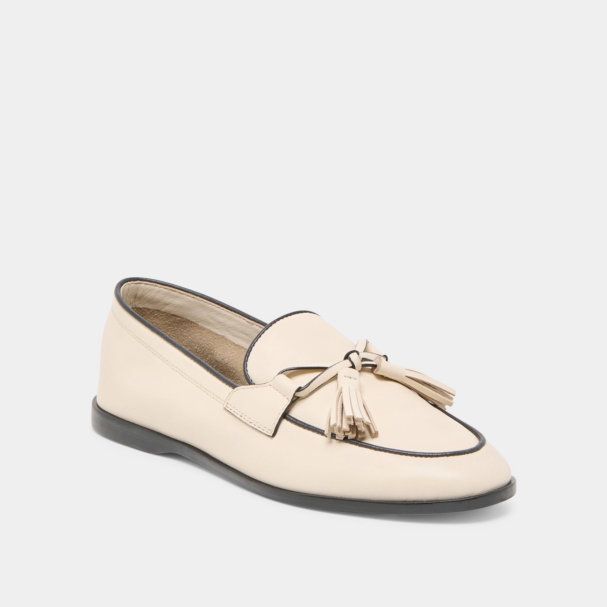 Maximum look Torsional Stability Plate LOKLAN LOAFERS IVORY LEATHER