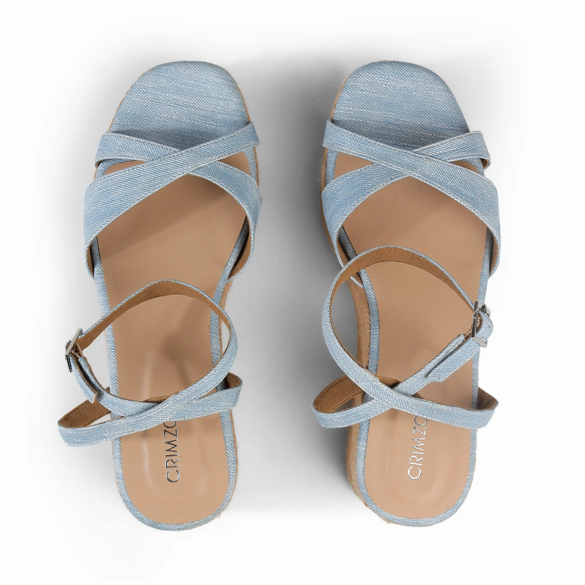 ARIYANA- BLUE PLATFORMS Stylish Casual Shoes Ultra Light Cushioning