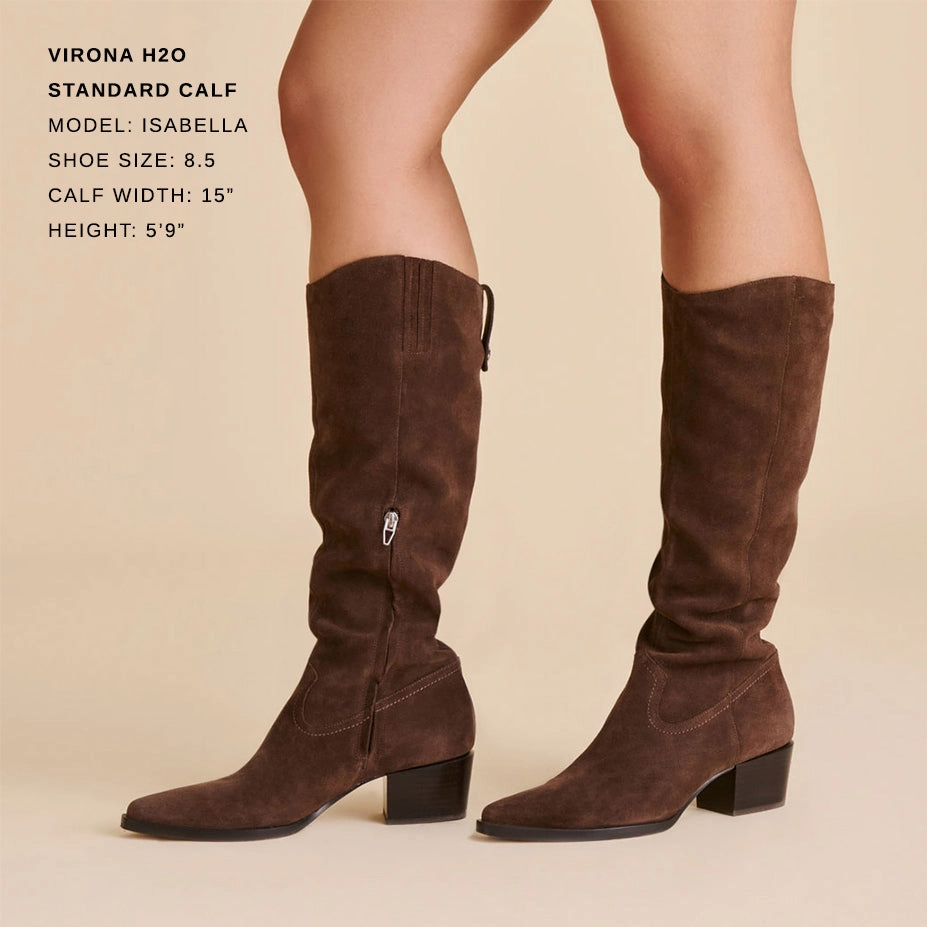 VIRONA H2O BOOTS DK BROWN SUEDE Running essentials