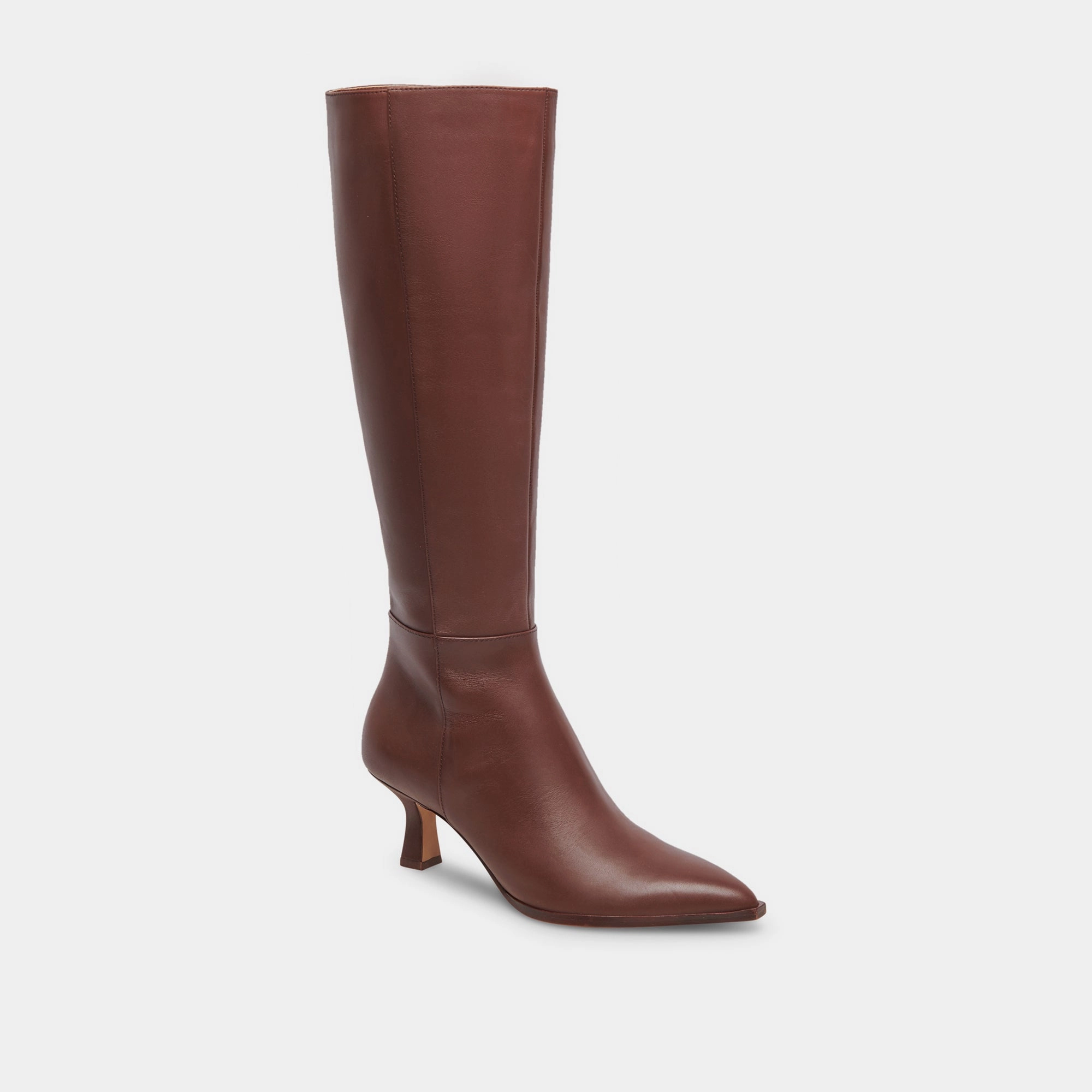 Strap AUGGIE EXTRA WIDE CALF BOOTS CHOCOLATE LEATHER