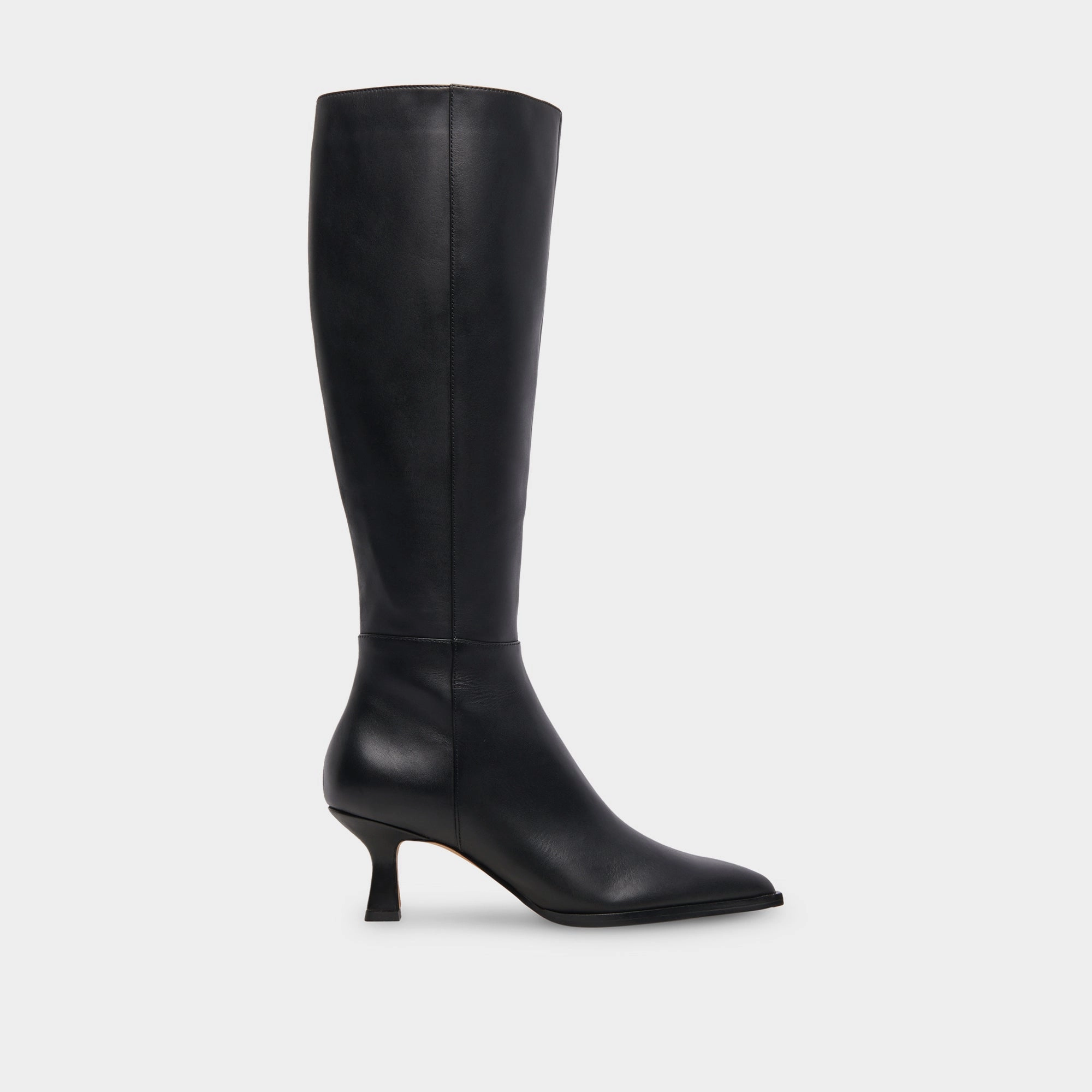 AUGGIE NARROW CALF BOOTS BLACK LEATHER Adventurous