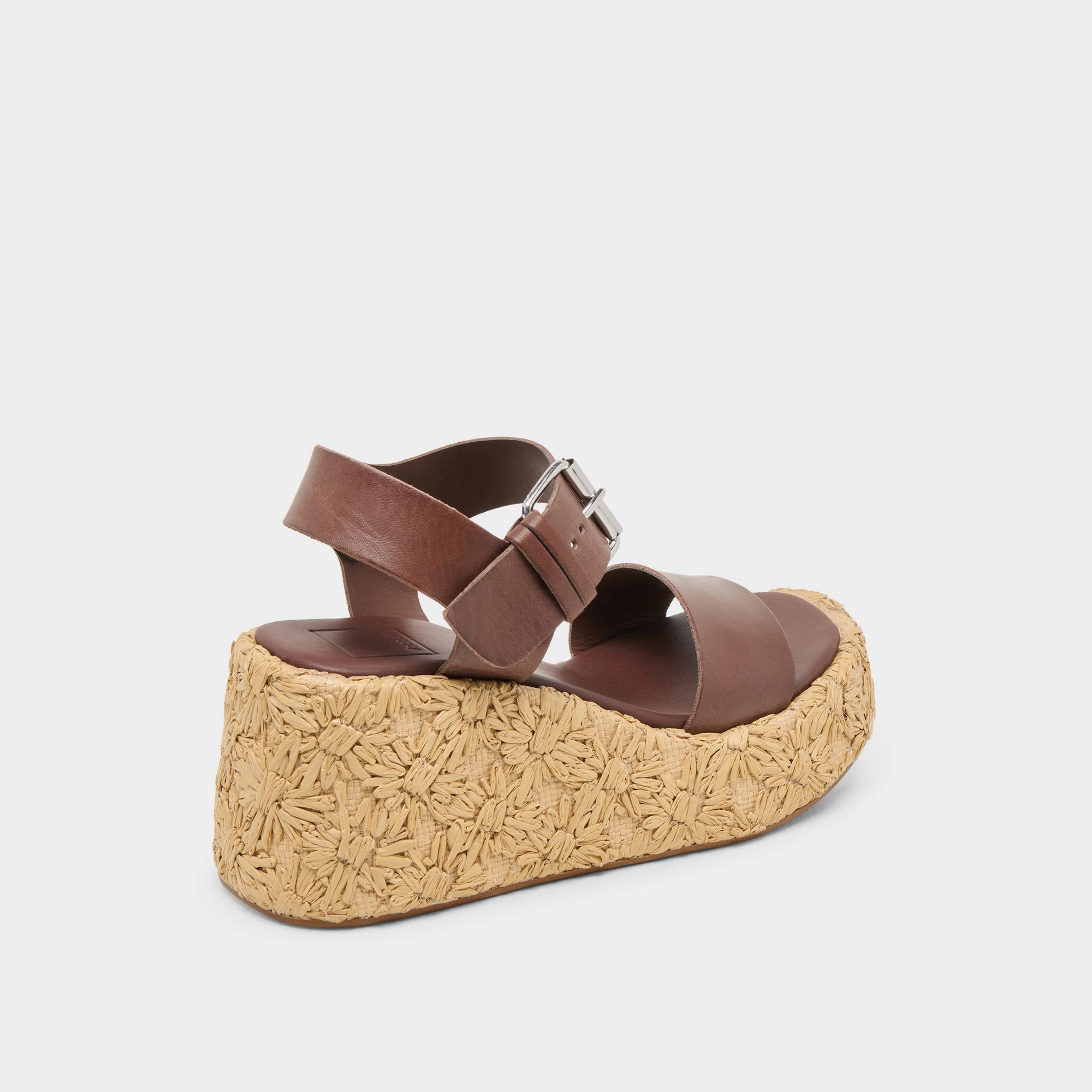 AURI WEDGES DK BROWN LEATHER Impact Dispersing Design