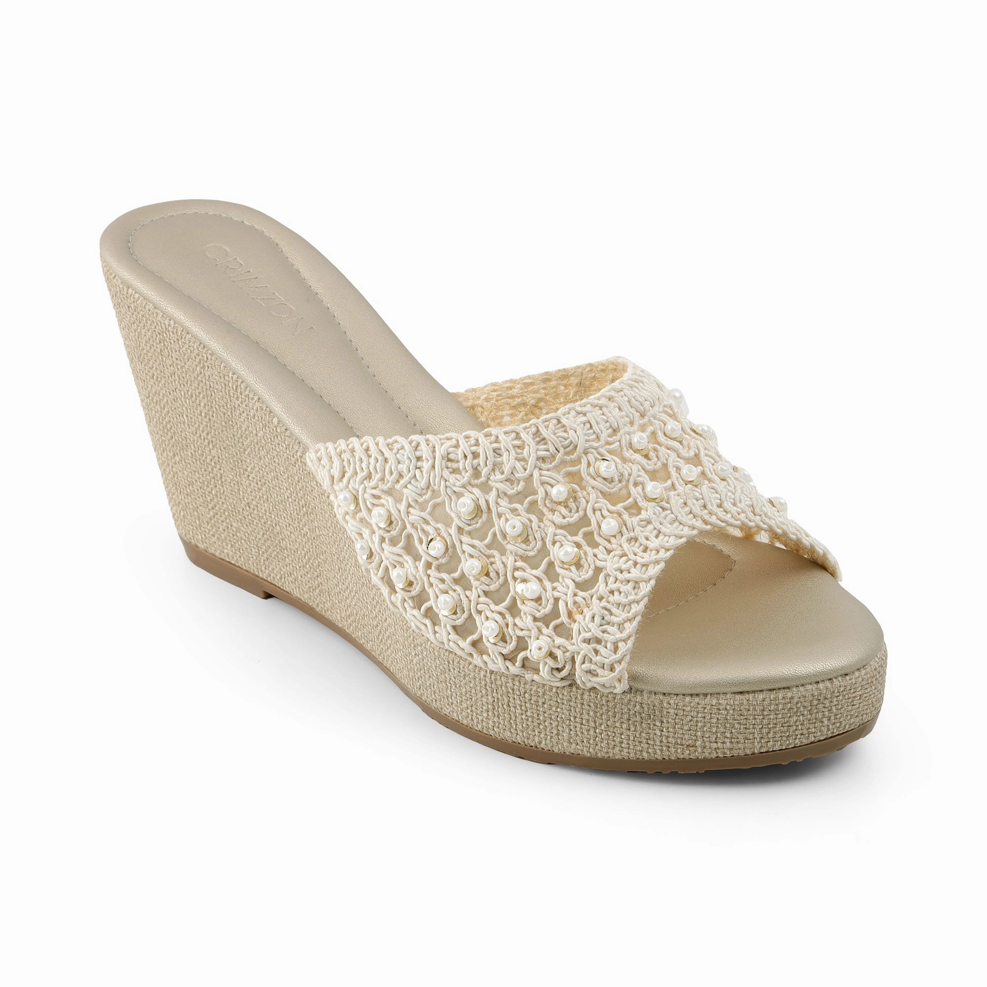 Relaxing Shoes AVIRA- IVORY WEDGES