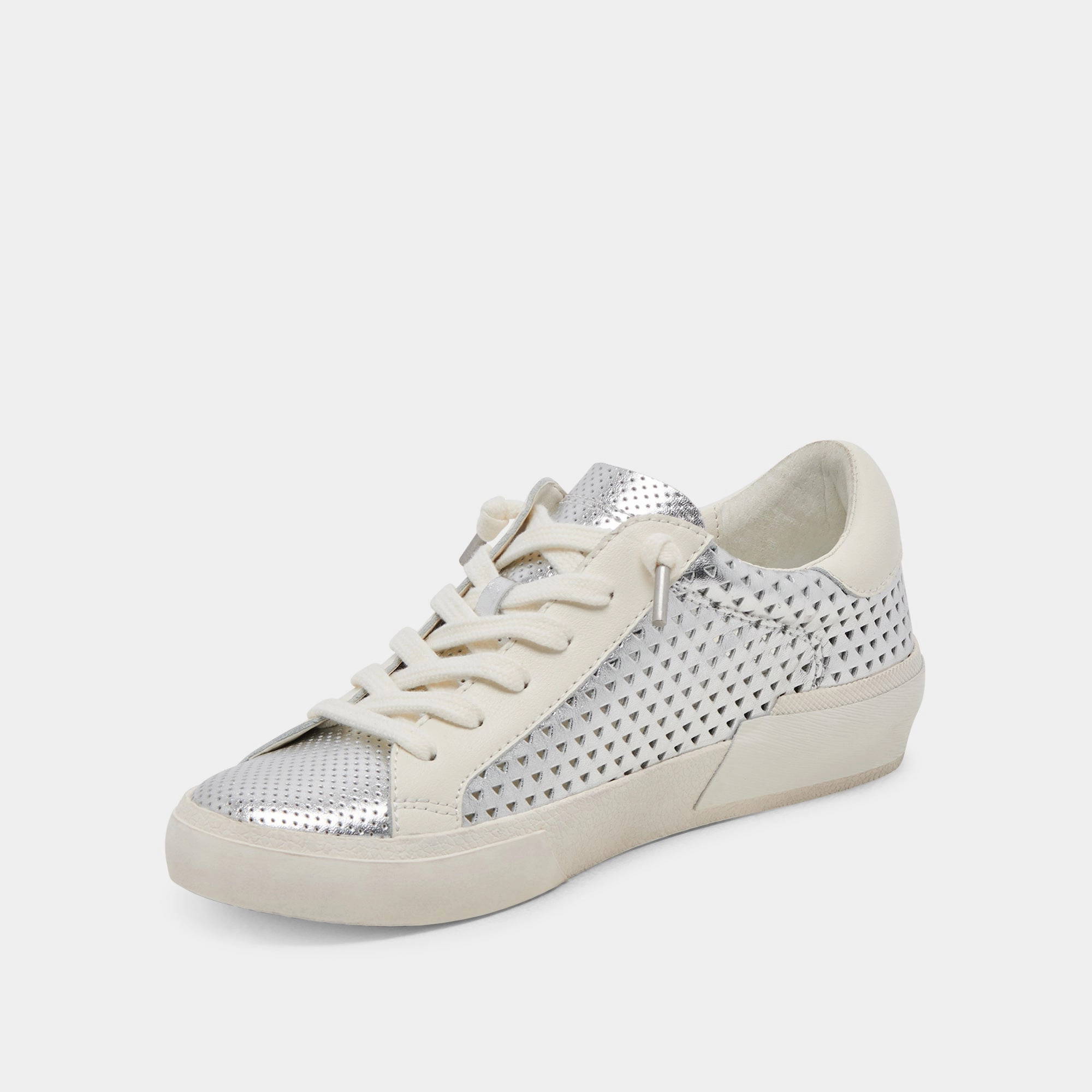 ZINA PERF 360 SNEAKERS SILVER LEATHER performance - level