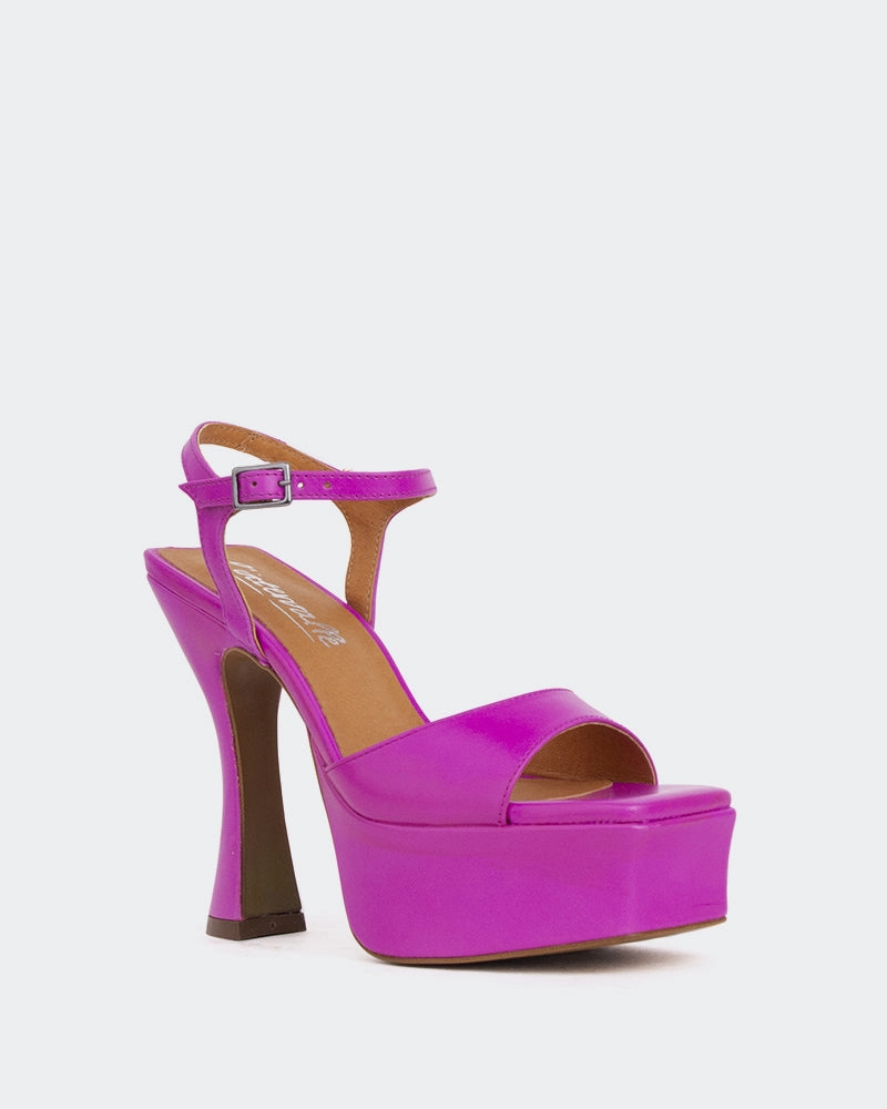 Versatile Travel Shoes Betsey Purple Leather/Cuir Violet