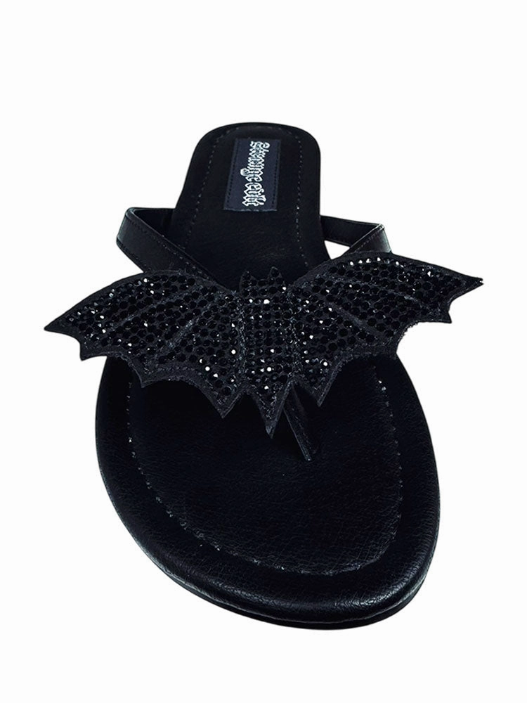 BETTY BAT - BLACK RHINESTONE Timeless Chic Classy comfort