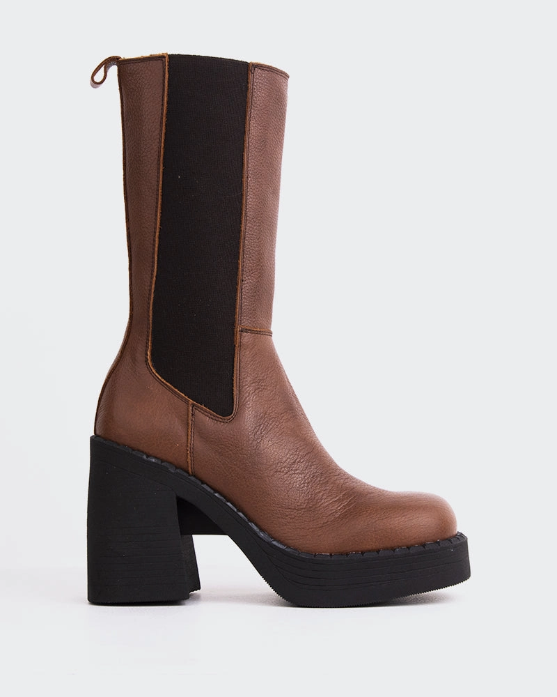 Bexley Tan Leather Wild Edge Feather Light Snow Trekker