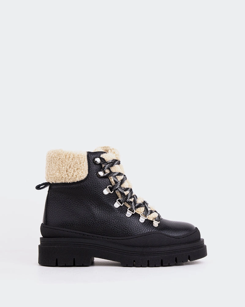 Blues Black Leather Gloss Shine Breathable All Day Worker