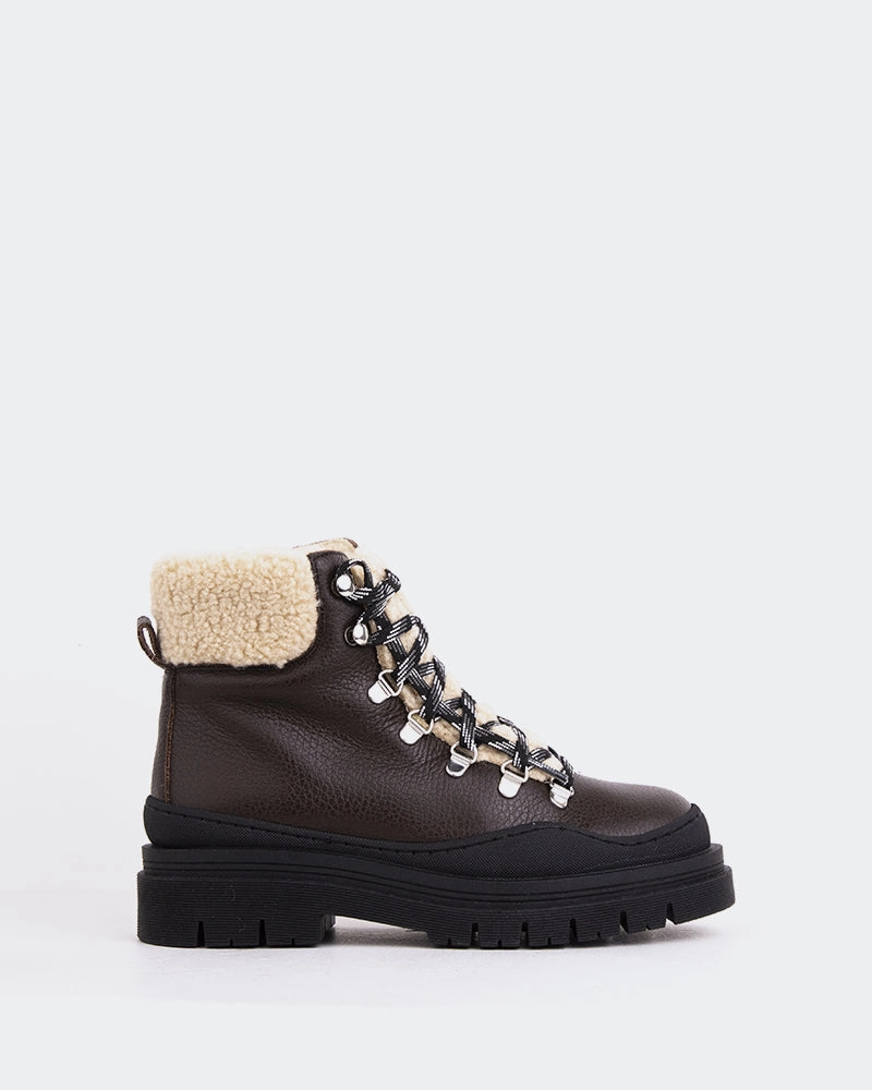 Blues Brown Leather Breath Flow Slip Resistant Weather Resistant User