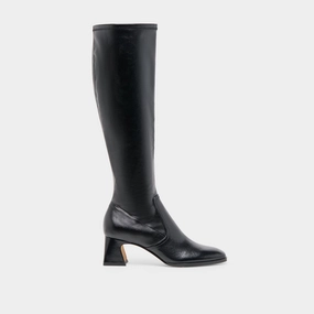 ALIVIA BOOTS BLACK LEATHER most slip-resistant