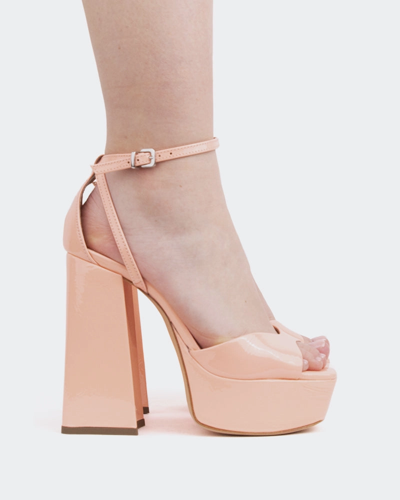 Borago, Salmon Naplack/Naplack Saumon Flexible Sandals Chic Vacation Flats