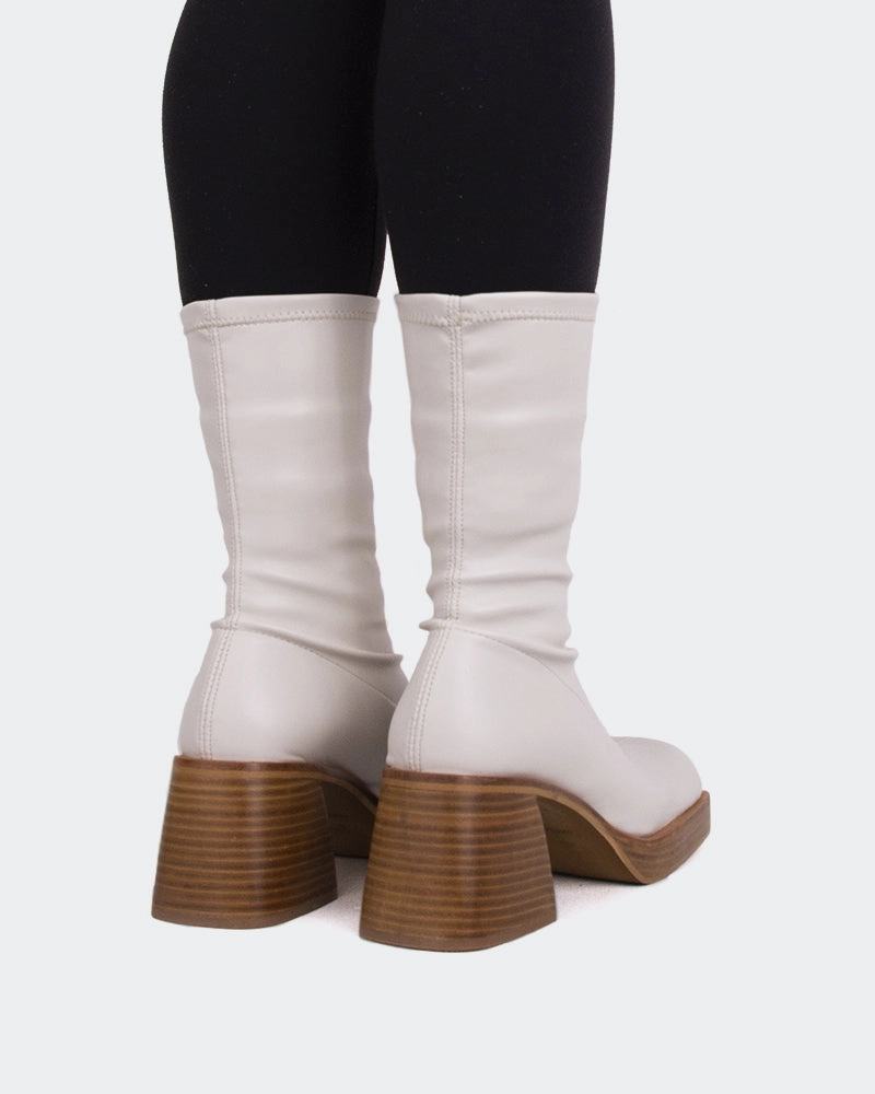 Silver Glow High-End Craftsmanship Bordon Off White Stretch