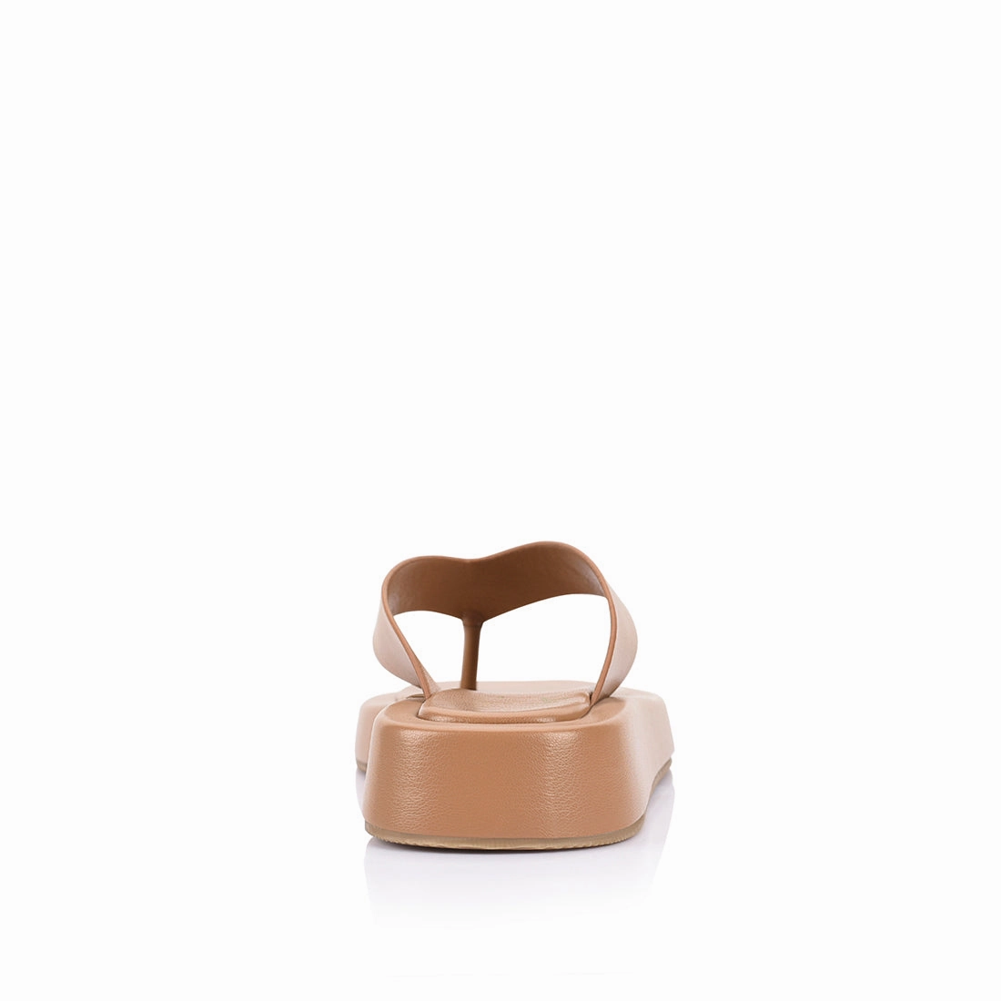 Limited Bouncer II Flatform Thongs - Dark Camel Tan