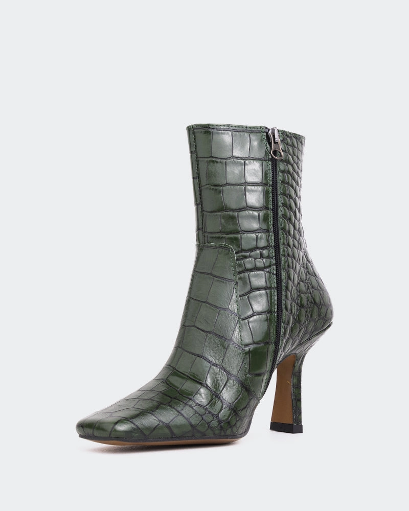 Trail Ready Footwear Bourget Green Croco