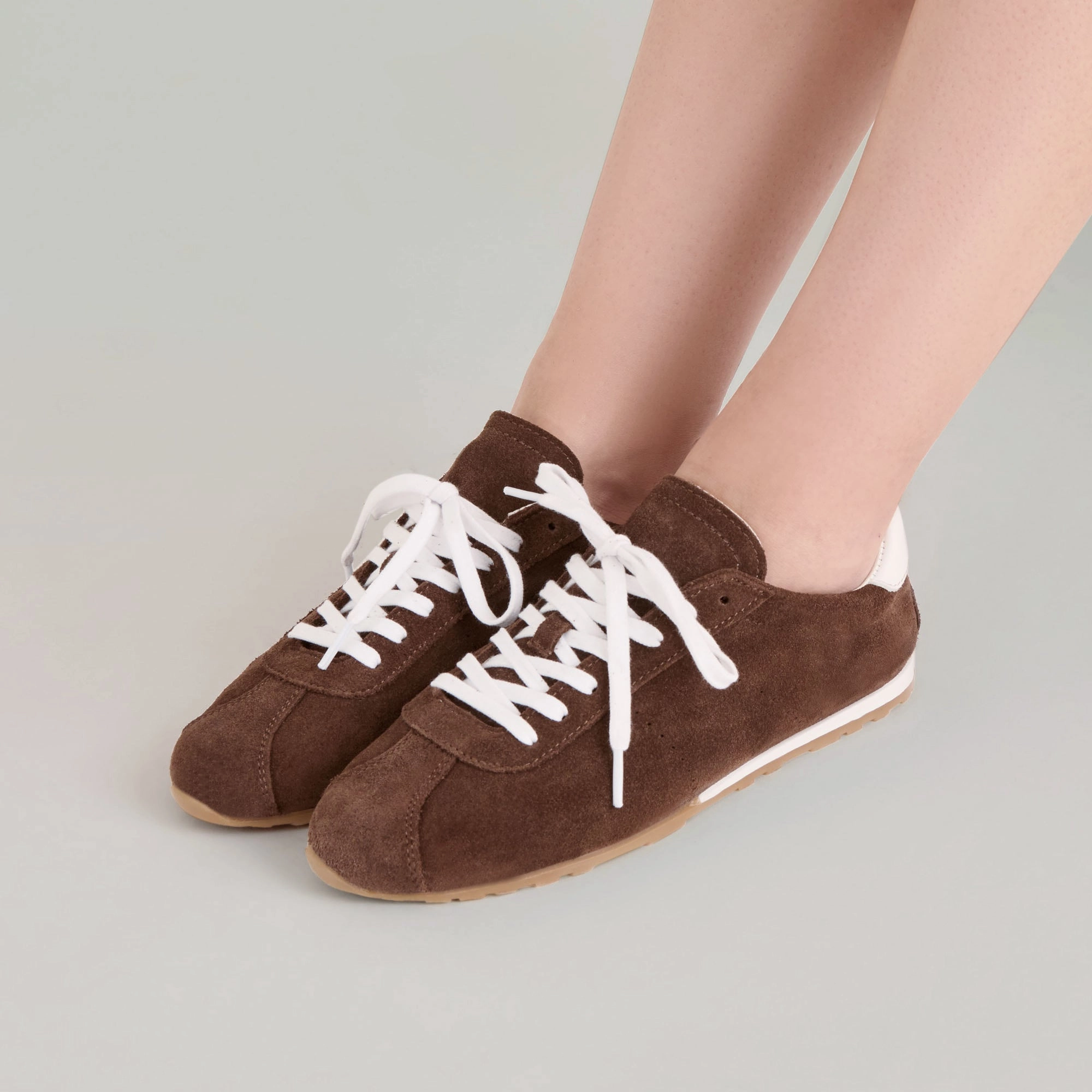 SERINA SNEAKERS DK BROWN SUEDE Urban cushioning
