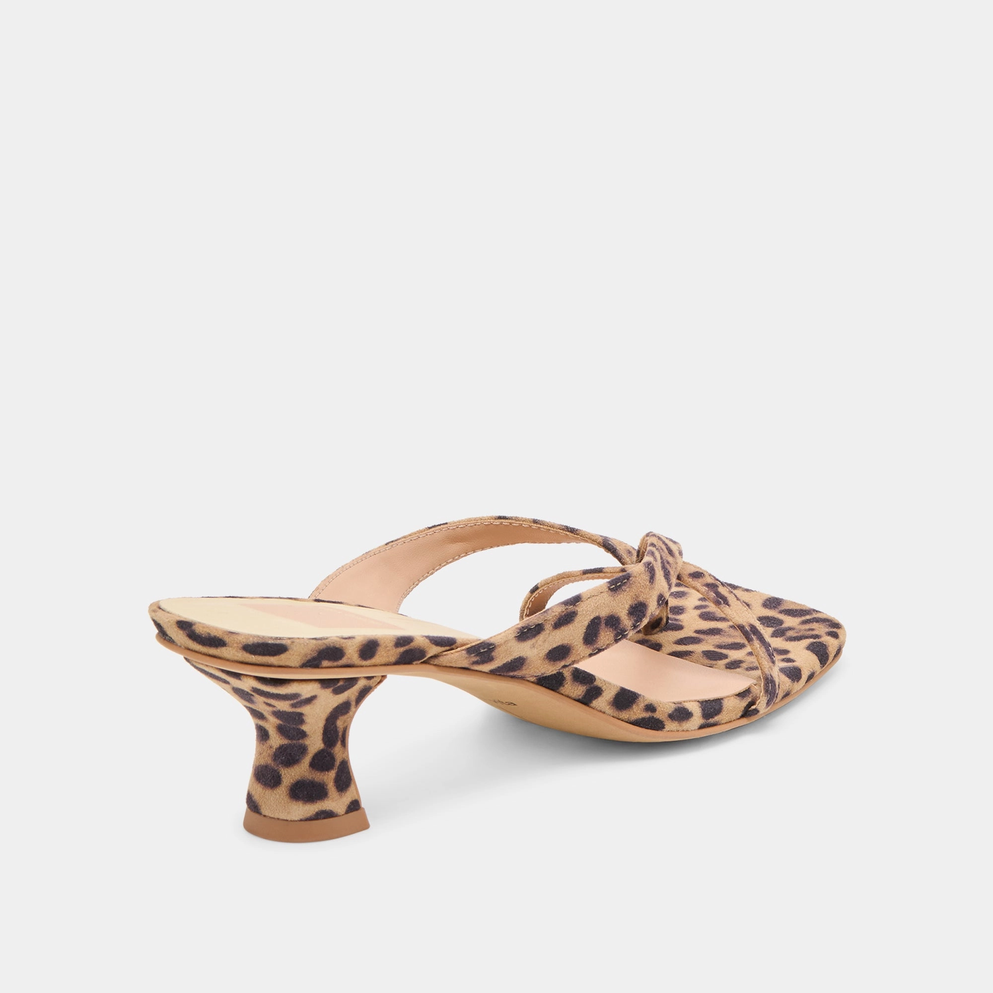 BREVEL HEELS DK LEOPARD PRINTED SUEDE Maximum Cushioning