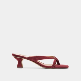 pool - specific features least classic BREVEL HEELS OXBLOOD SUEDE