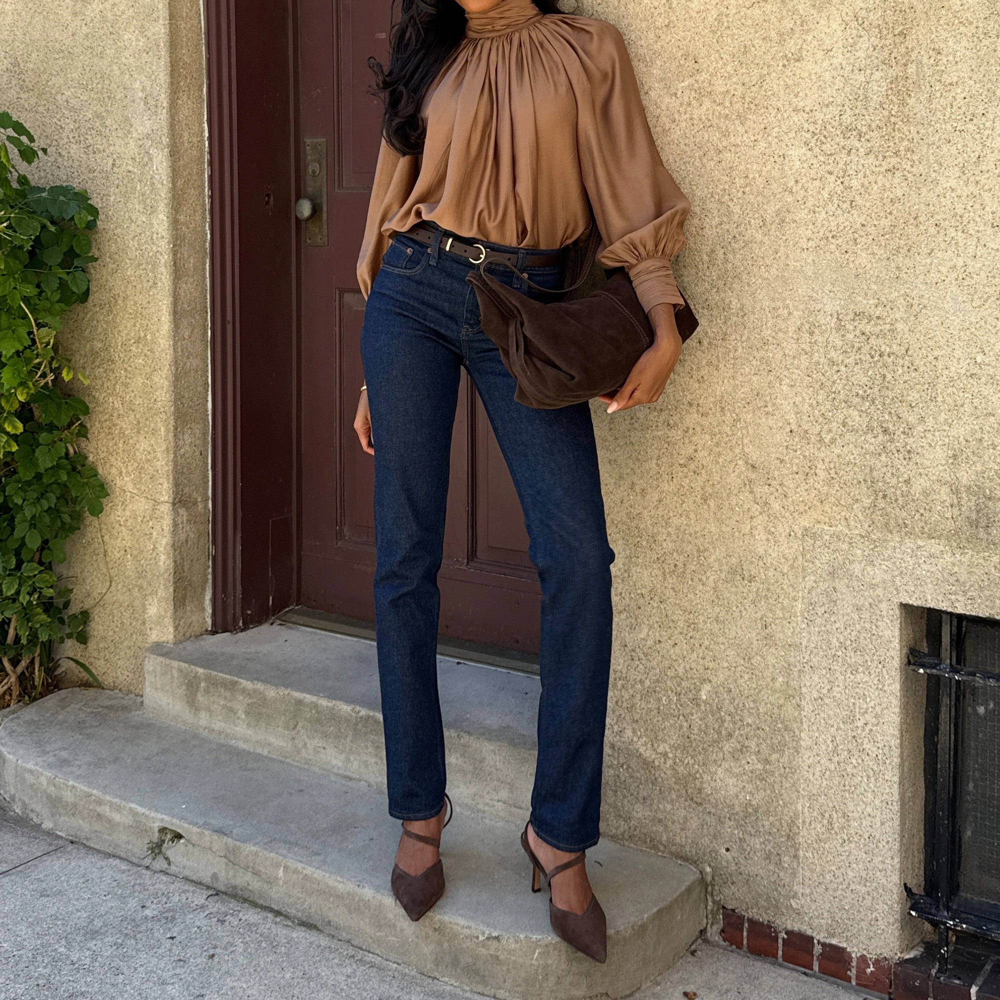 Energy Return Unit KAMRA HEELS DK BROWN SUEDE