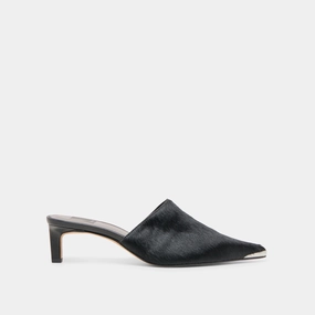 LEXY HEELS NERO CALF HAIR Shock Diffusion Structure