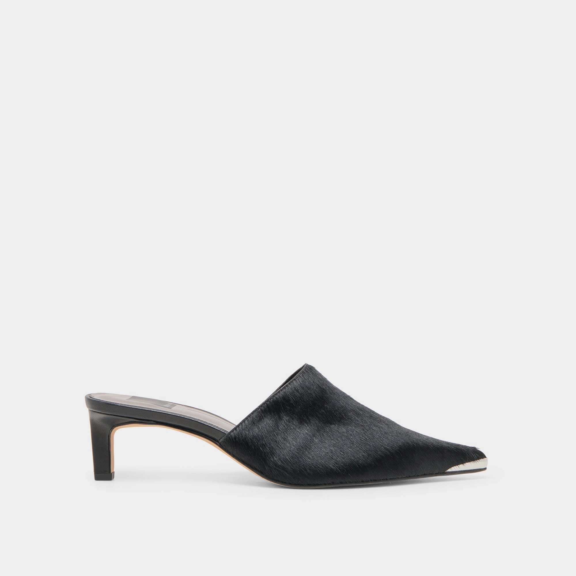 LEXY HEELS NERO CALF HAIR Shock Diffusion Structure