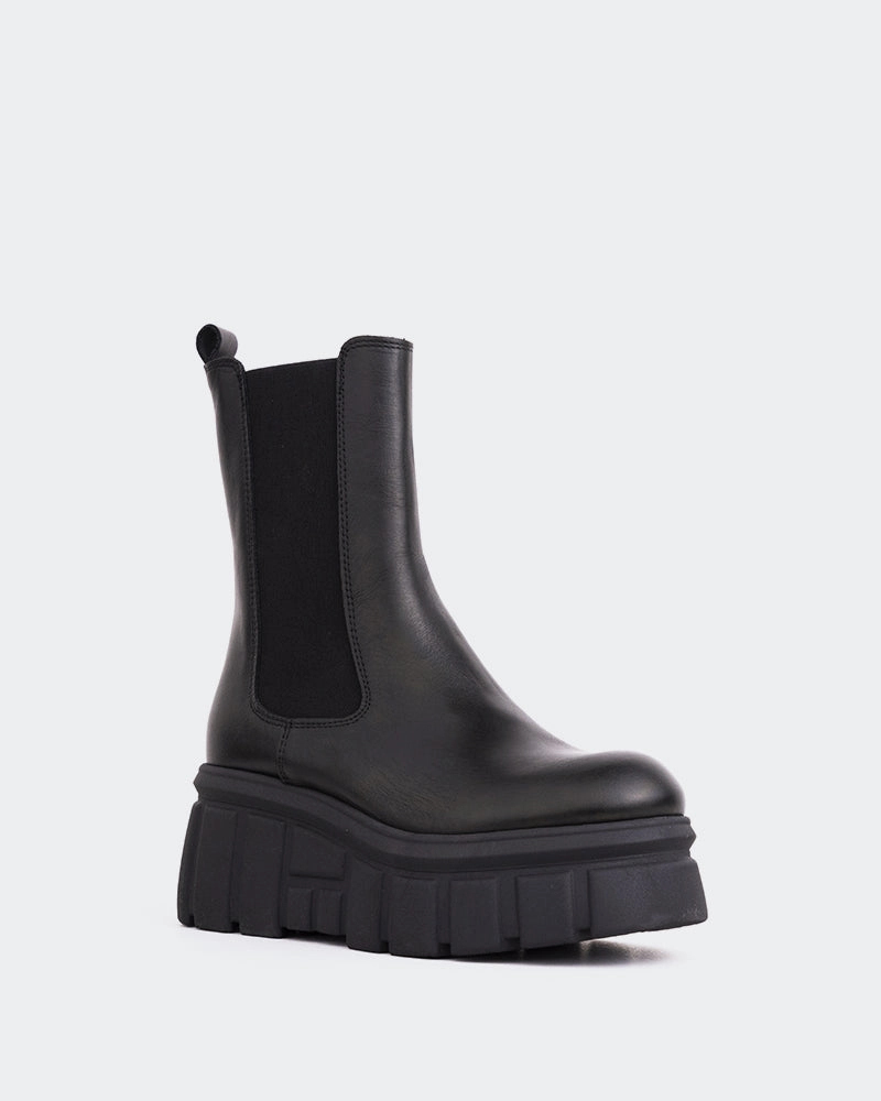 anti-odor Tough Mission Black Leather