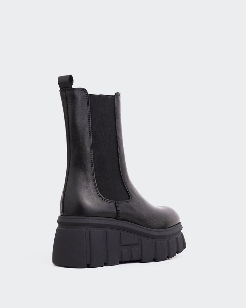 Mission Black Leather Feather Light Daily Walks Comfort Ankle Support