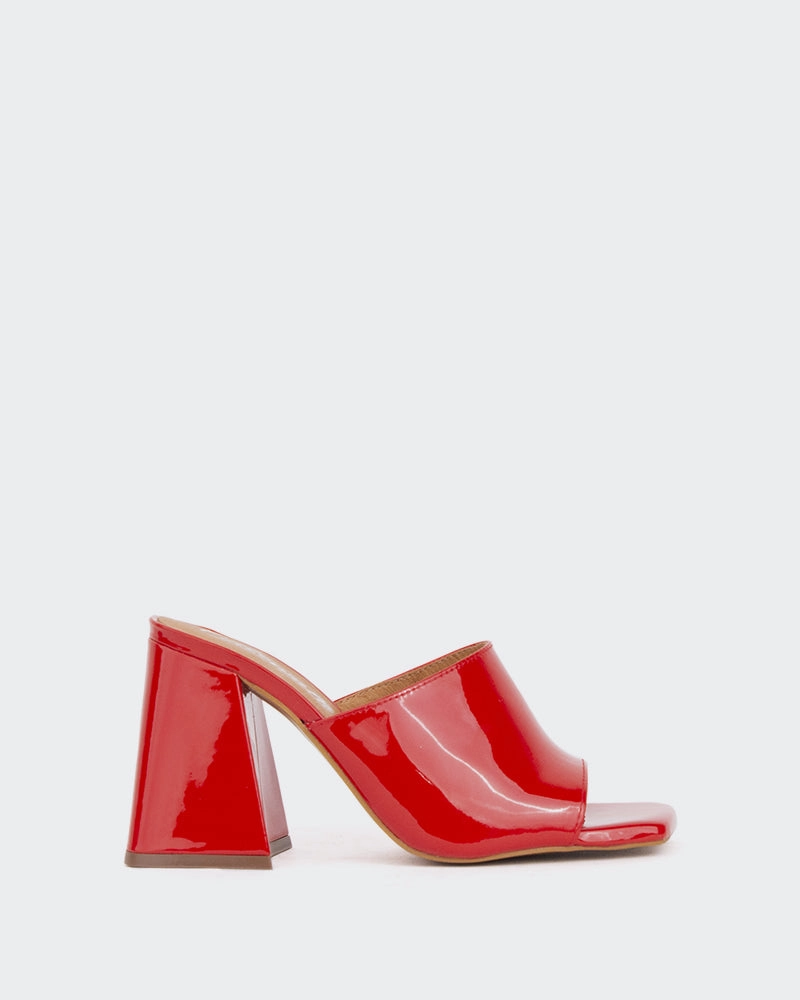 padded sole Herrera Red Patent/Verni Rouge