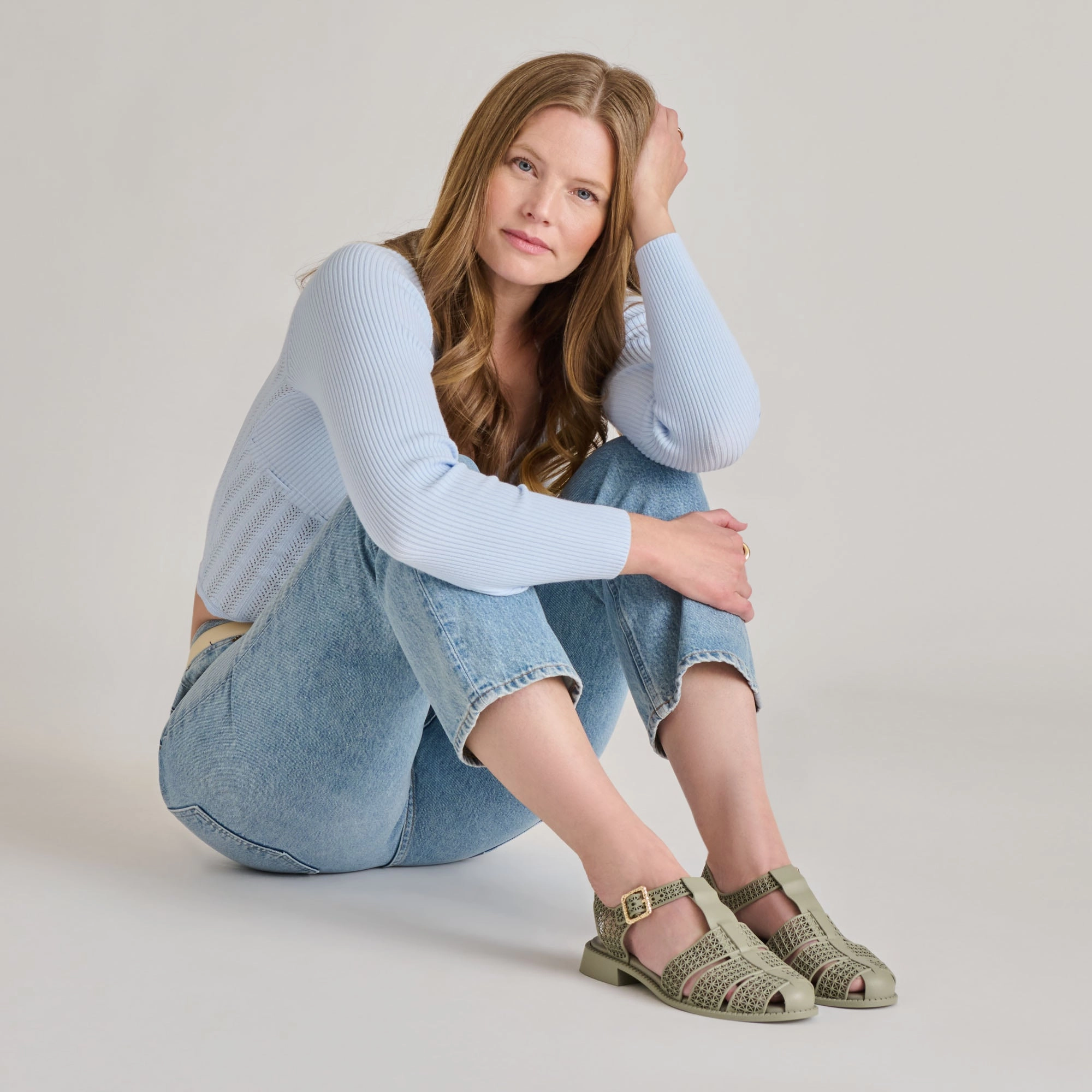 unisex - style HOLIS 3D SANDALS LT SAGE