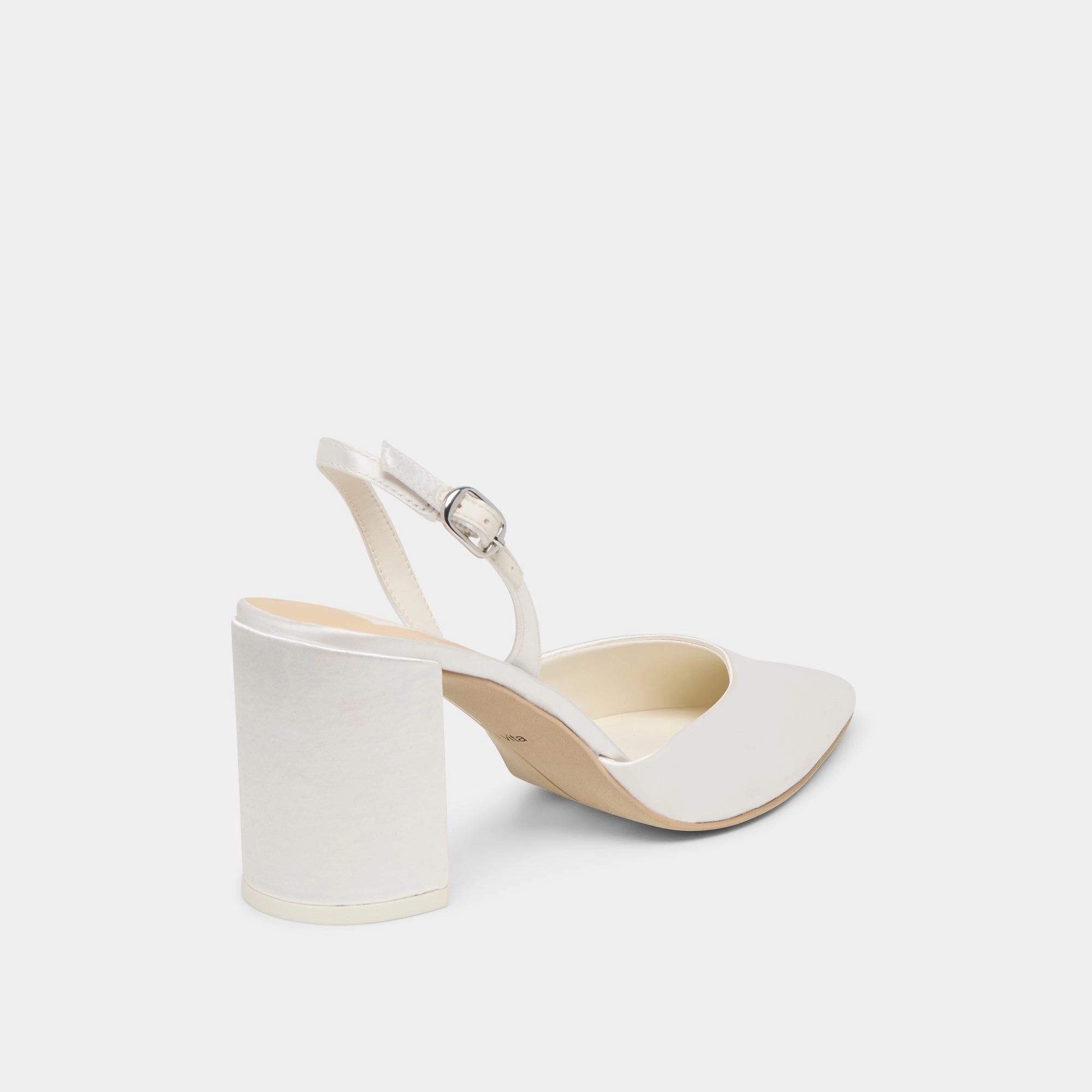 Enhanced design CAREL HIGH HEELS TRUE WHITE SATIN