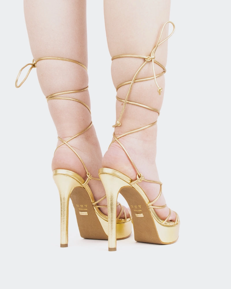 Nevis Gold Metal Molded Footbed