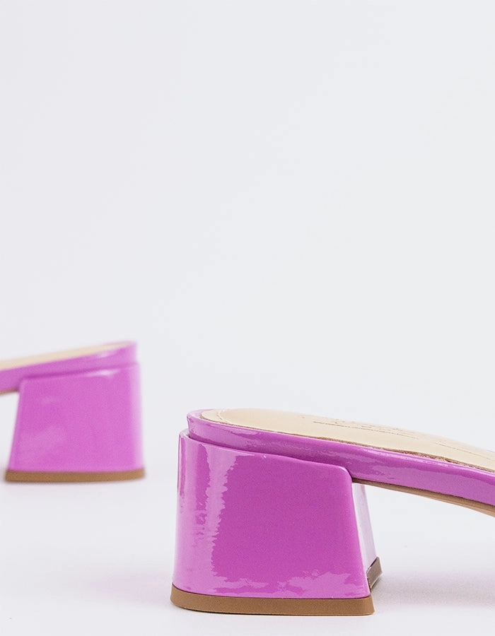 Fortunata Lavender Naplack Anti Friction Edge Binding Recycled Rubber Sole