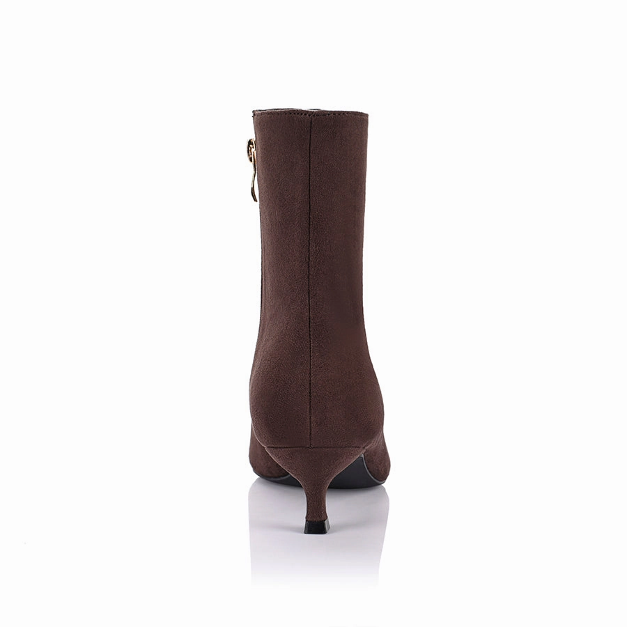 Luca Ankle Boots - Chocolate Brown Micro Comfort Cushion