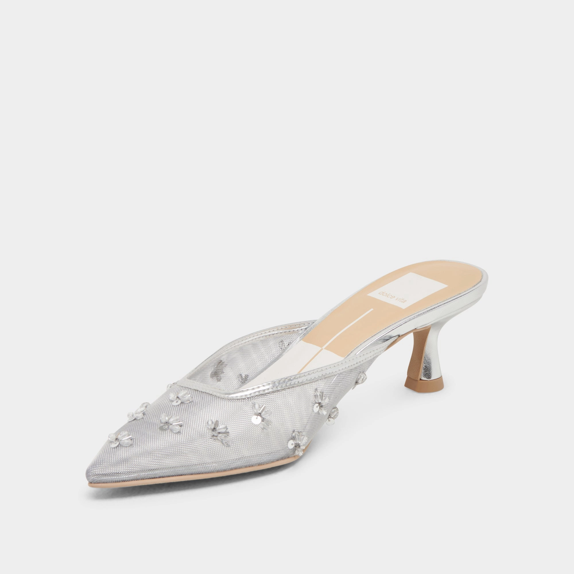 Gift All-around durability CLARA HEELS SILVER MESH