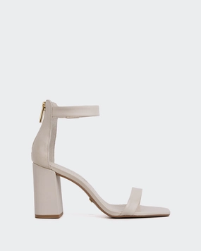 Clarita Off White Leather Tactile Grip Enhancement Sustainable Manufacturing